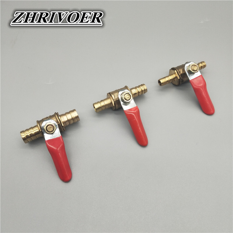 Compression Fitting Brass - 真ちゅう製ホースホースホース,水,油,空気,ガス,燃料ライン,シャットオフボール,継手,空気圧コネクタコントローラー,6mm〜12mm