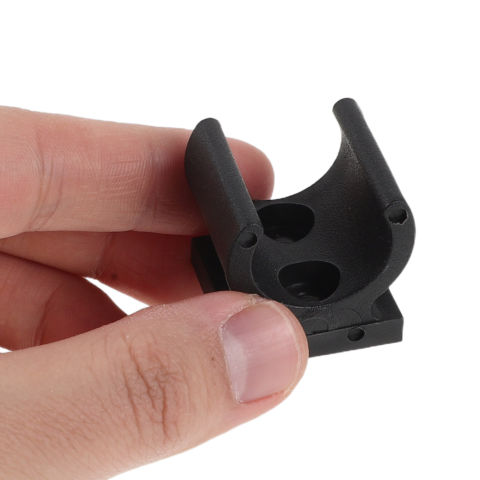 Plastic Pipe Clip - 20個入り 便器椅子用パイプクランプ トイレシートライザー クッションクリップ ブラックプラスチック製マウントファスナー 車椅子チューブホルダーアクセサリー