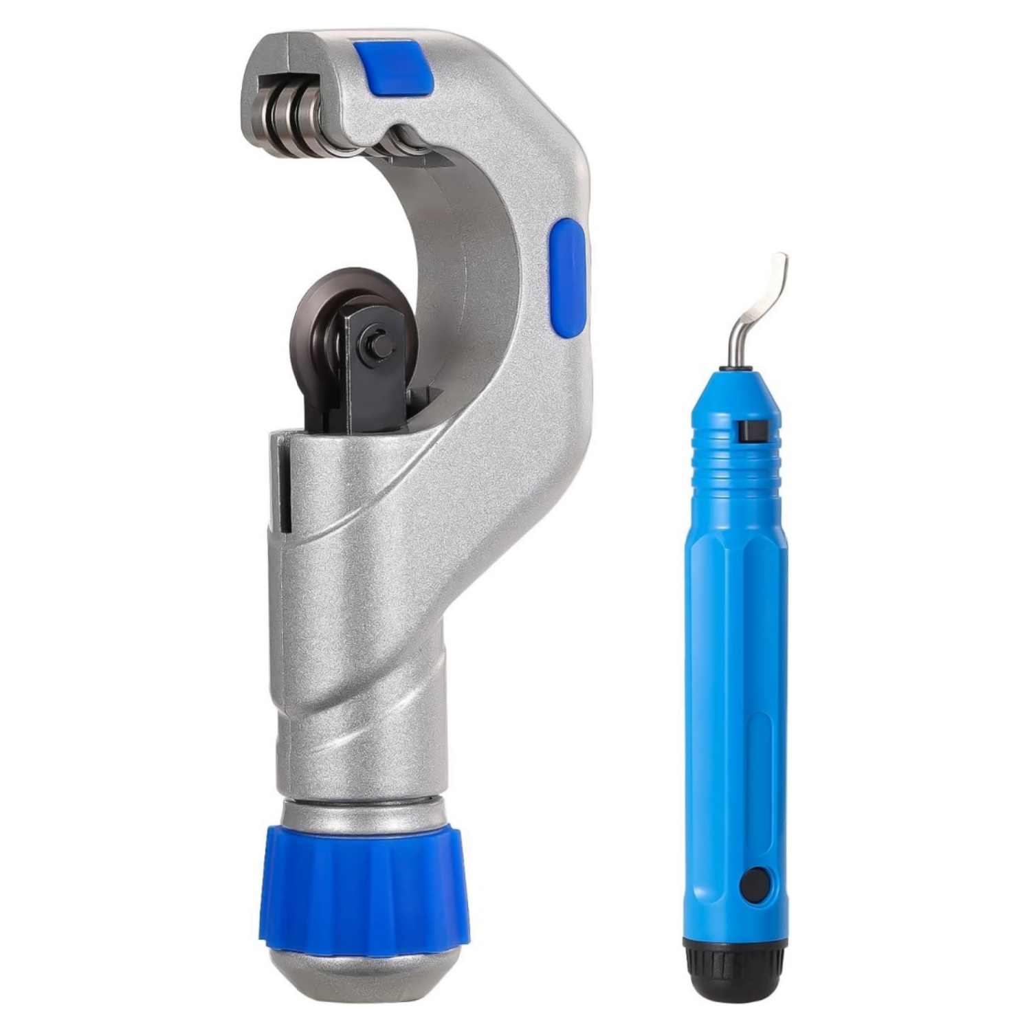 Pipe Cutter Ratchet - チューブカッターツール 重作業用パイプカッター バリ取りリーマー付き 銅、アルミニウム、真鍮、薄いステンレス鋼管に適合