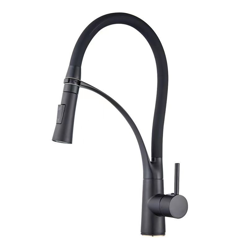 Silicone Tap Washer - 亜鉛合金キッチン温冷両用蛇口、シングルジョイントユニバーサル回転可能なシリコンシンクシンクシンク蛇口