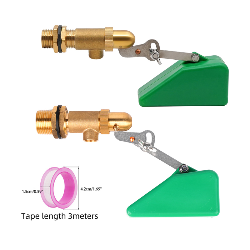 1/2インチ 3/4インチ 銅製水位フロートバルブ 3メート - Float Ball Valve のレビューと価格