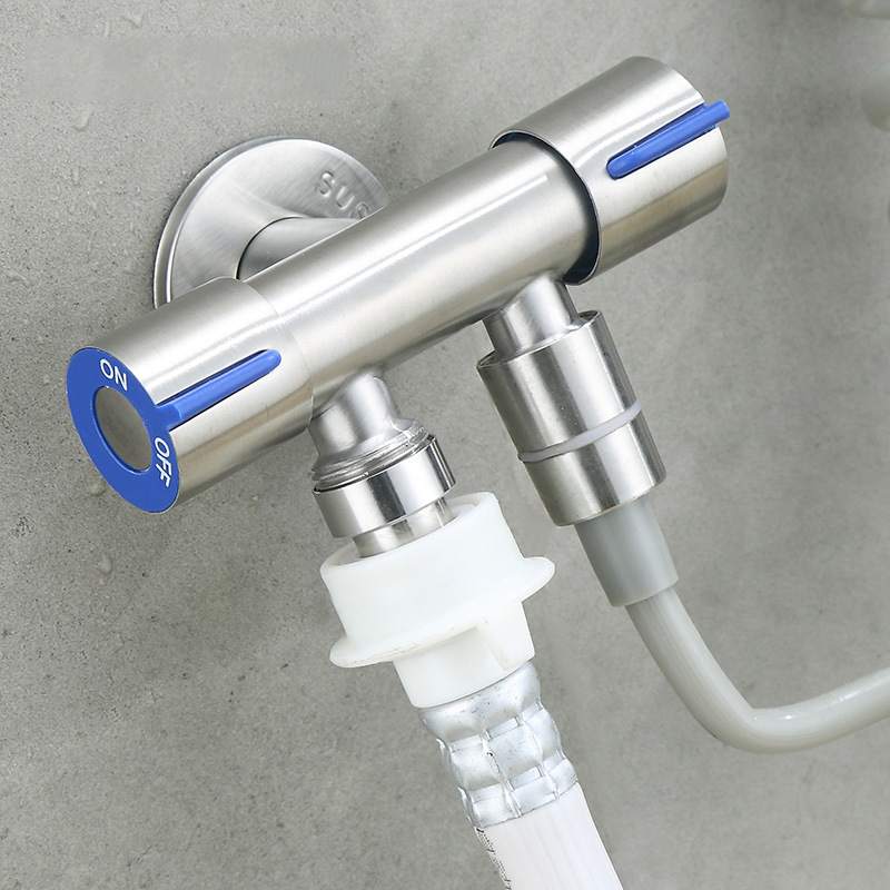 G1/2 304 ステンレス鋼バルブ 1 つの入口と 2 つ - Toilet Fill Valve のレビューと価格