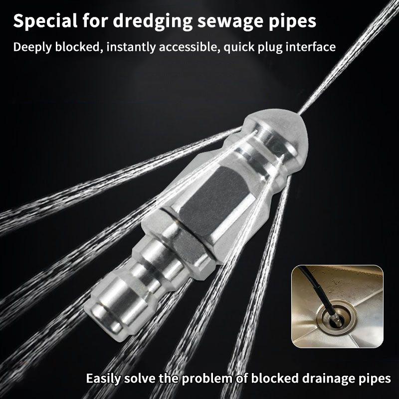 新型ウォータージェット高圧スプレーノズル 下水道清掃用 1/ - Drain Pipe Clip のレビューと価格