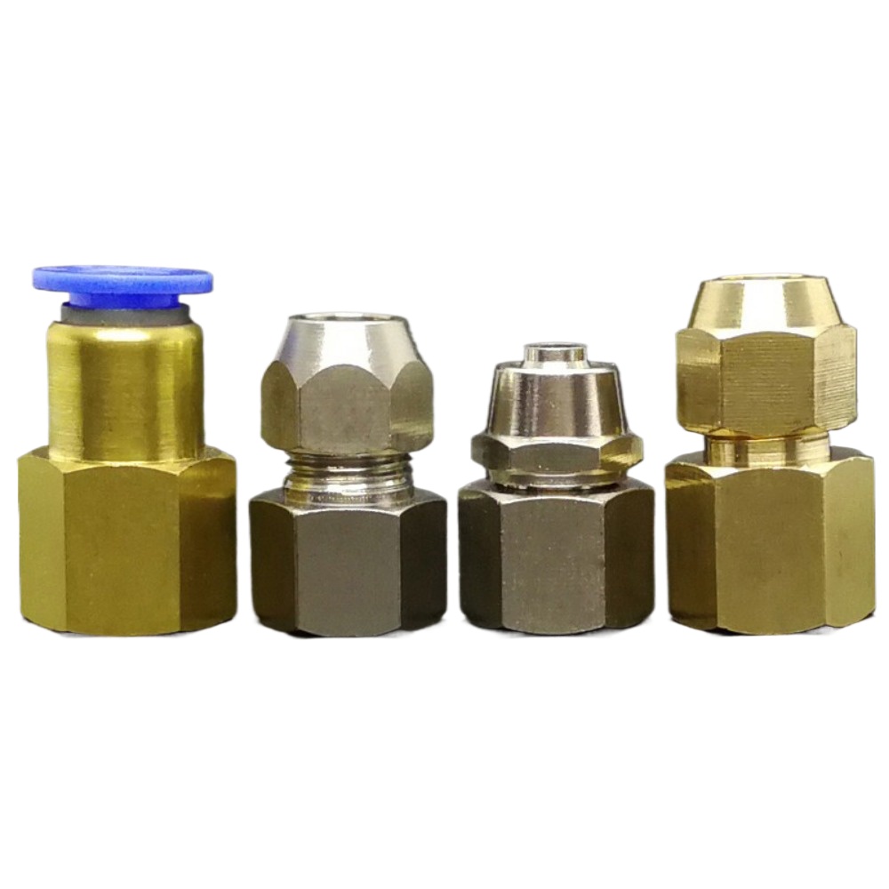 M10/12/14/16/18/20メートル雌ねじ式プッシュ - Compression Fitting Brass のレビューと価格