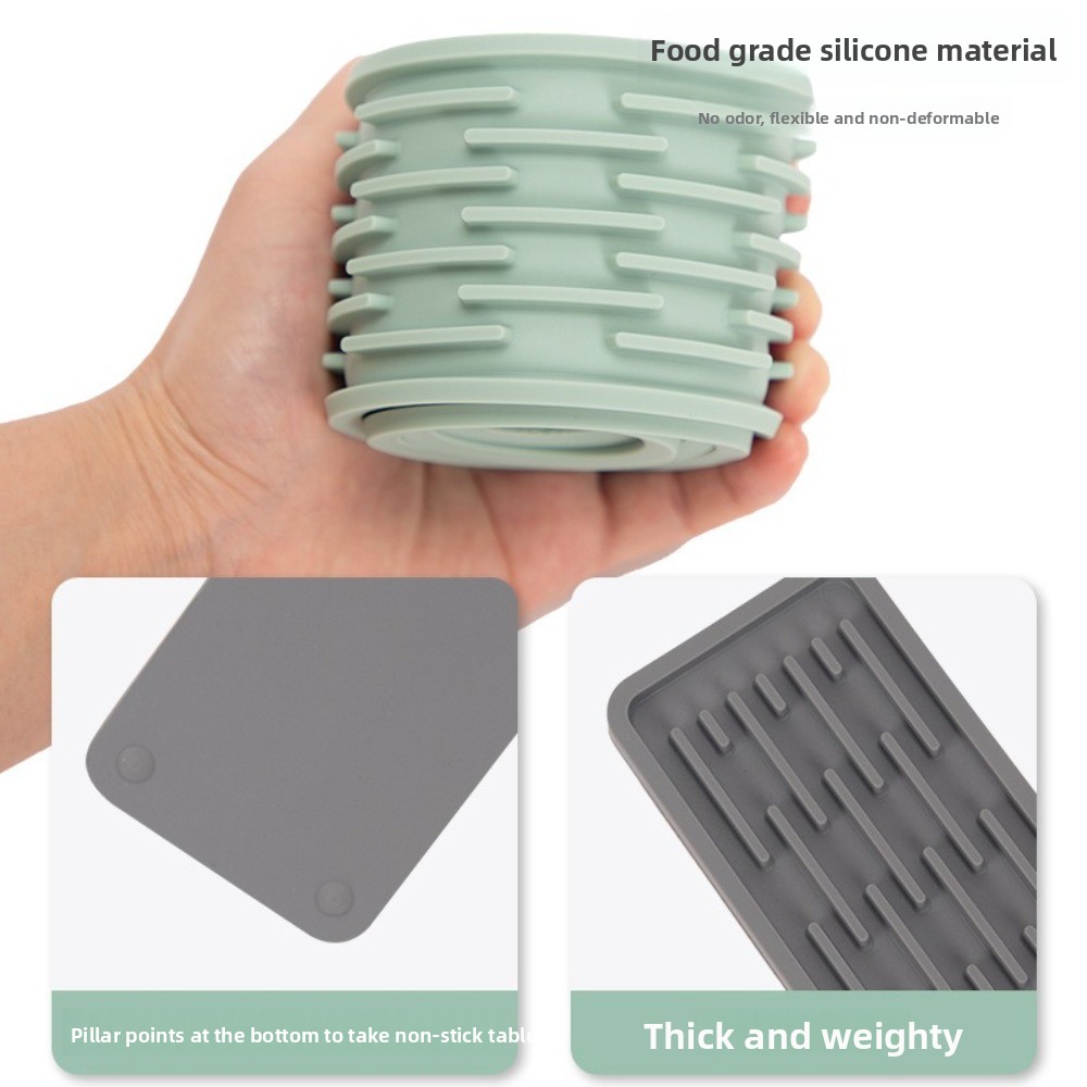 ノンスリップシリコン排水マット折りたたみ式食器乾燥長い蛇口マ - Silicone Tap Washer のレビューと価格